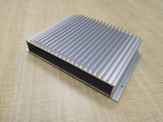 Heat Sink Aluminum Extrusion Parts Anodizing 10um Thickness 1.56kg Al6063